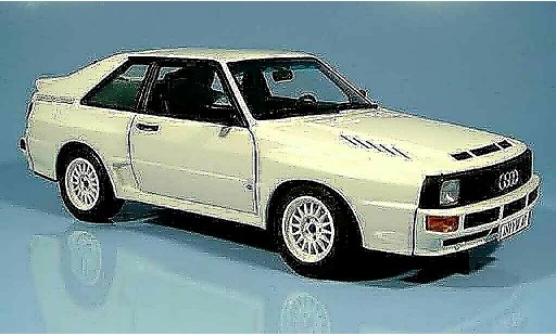 Audi Sport Quattro coupe 1/18 Autoart swb white 1984 diecast model cars