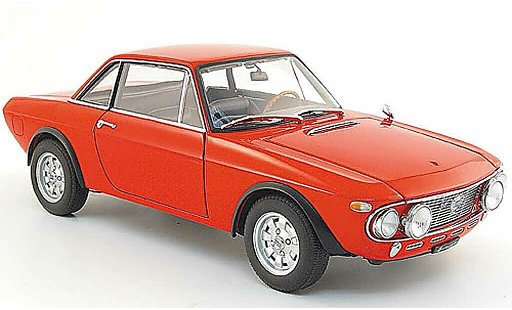 Lancia Fulvia HF 1/18 Autoart 1.6 fanalone red diecast model cars