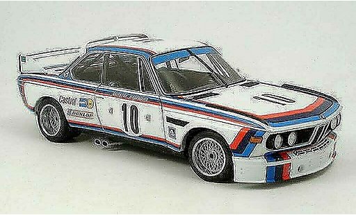Bmw 3.0 CSL 1/18 Autoart quester winner spa 1973 diecast model cars