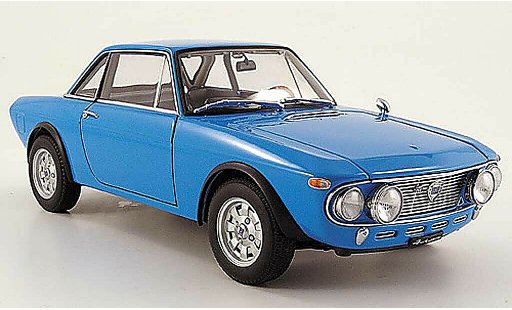 Lancia Fulvia HF 1/18 Autoart 1.6 fanalone blue diecast model cars