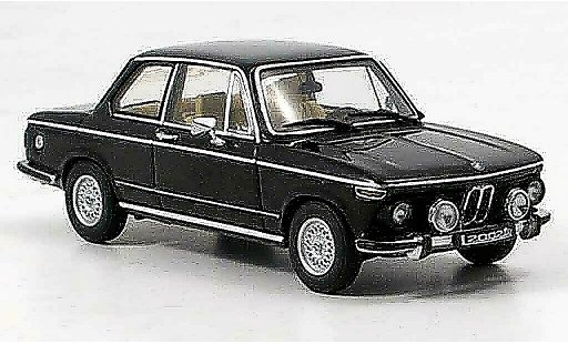 Bmw 2002 tii 1/43 Autoart L black 1974 diecast model cars