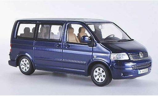 Volkswagen T5 T5 1/43 Minichamps Multivan blue 2003 diecast model cars