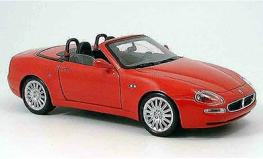 Maserati GT Spyder Base 1/18 Burago red 2003 diecast model cars