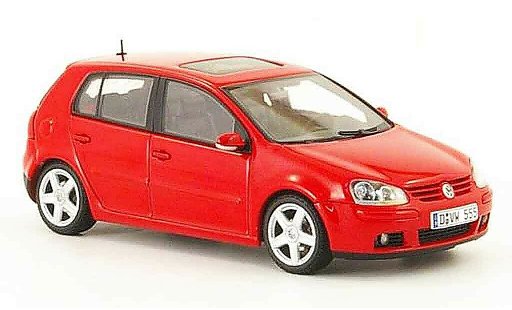 Volkswagen Golf Base 1/43 Autoart red 5 portes 2003 diecast model cars