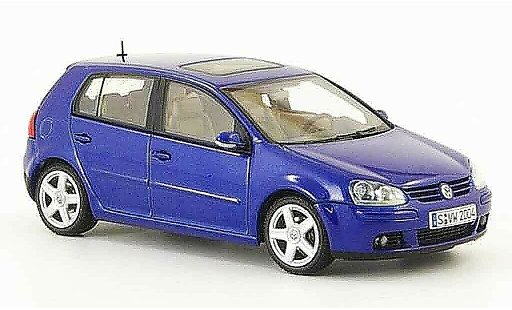 Volkswagen Golf Base 1/43 Autoart blue 5 portes 2003 diecast model cars