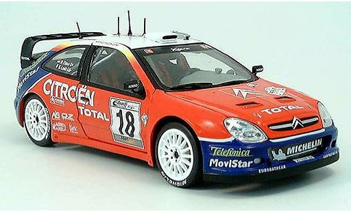Citroen Xsara WRC 2003 1/43 Sun Star No.18 Total Rally Allemagne S.Loeb/D.Elena diecast model cars