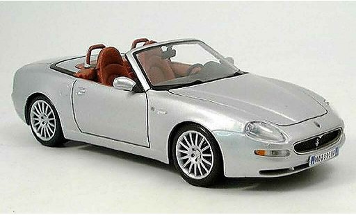 Maserati GT Spyder Base 1/18 Maisto grey 2004 diecast model cars