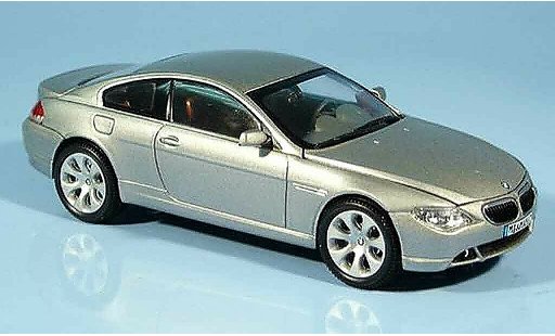 Bmw 635 coupe 1/43 Kyosho E63 d grey metallisee 2003 diecast model cars
