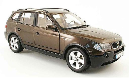 Bmw X3 E83 1/18 Kyosho brown 2003 diecast model cars