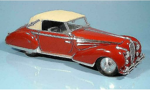 Delahaye 135 Cabriolet 1/18 Signature M red 1947 diecast model cars