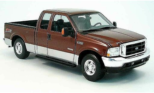 Ford F-350 Pickup 1/18 Maisto red/grey 2004 diecast model cars
