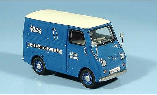 Goggomobil TL Kastenwagen 1/43 Premium Cls 250 van Milchhof blue diecast model cars