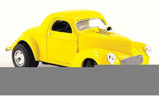 Willys Coupe 1941 1/43 Eagle Hot Rod yellow diecast model cars