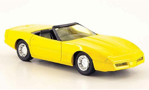 Chevrolet Corvette Convertible 1/43 Solido C4 yellow 1984 diecast model cars
