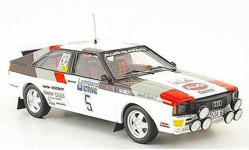 Audi Quattro coupe 1/43 Trofeu winner RAC Mikkola-Hertz 1981 diecast model cars