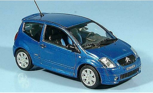 Citroen C2 Berline 1/43 Norev blue 2003 diecast model cars