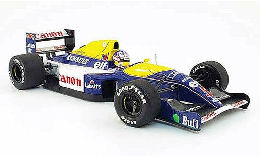 Renault F1 1991 1/18 Minichamps williams fw 14 mansell diecast model cars