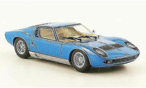 Lamborghini Miura Base 1/43 Minichamps blue 1966 diecast model cars
