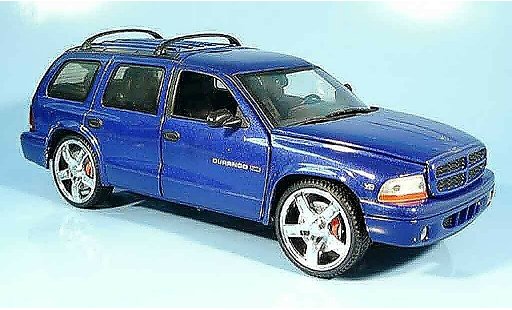 Dodge Durango SUV 1/18 Ertl blue diecast model cars