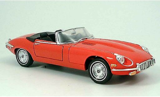 Jaguar E-Type 1971 1/18 Yat Ming red diecast model cars