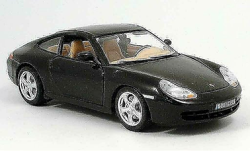 Porsche 911 Carrera 1/18 Burago 4 black diecast model cars