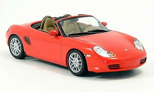 Porsche Boxster Base 1/43 Minichamps red 2002 diecast model cars