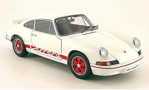 Porsche 911 RS 1/18 Autoart 2.7 carrera white/red 1973 diecast model cars