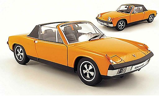 Porsche 914/6 Base 1/18 Autoart 6 orange diecast model cars
