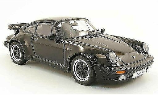 Porsche 911 Turbo 1/18 Autoart 3.3 black diecast model cars