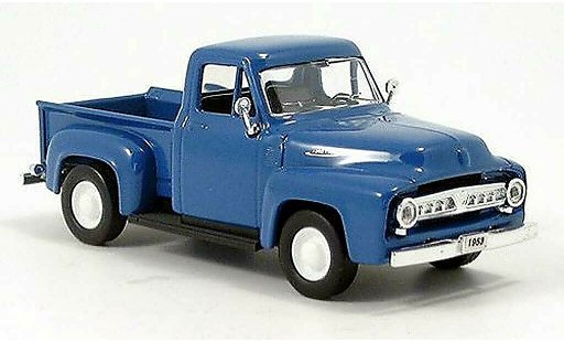 Ford F-100 Pickup 1/43 Yat Ming F 100 Pick Up blue 1953 diecast model cars