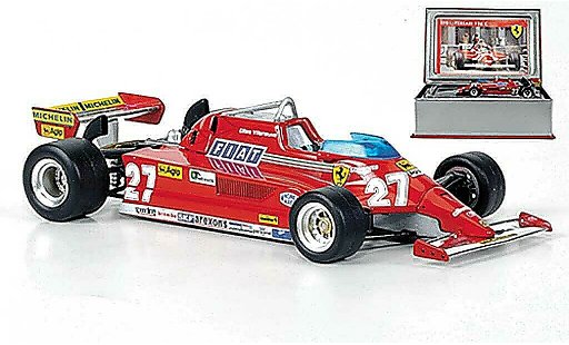 Ferrari 126 C2 1/43 IXO No. 27 G.Villeneuve GP Monaco diecast model cars