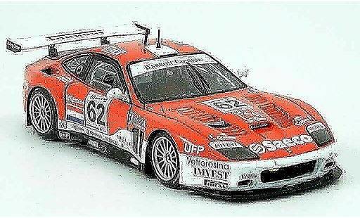 Ferrari 575 GTC 1/43 Red Line no.62 hezemans le mans 2004 diecast model cars