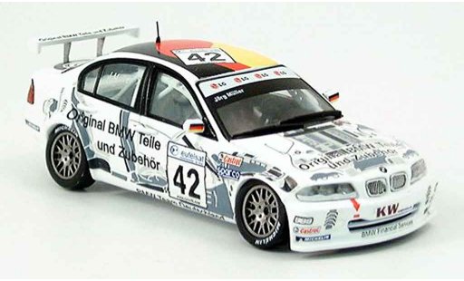 Bmw 320 course 1/43 Spark E46 i 3er No. 42 Jorg Muller 2002 diecast model cars