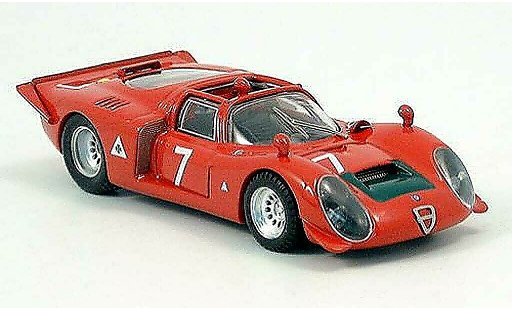 Alfa Romeo 33.2 spyder 1/43 Best 1968 No.7 Facetti/Biscaldi Mugello diecast model cars