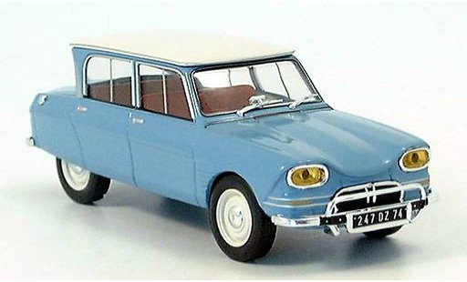 Citroen Ami 6 Berline 1/43 IXO blue/white diecast model cars