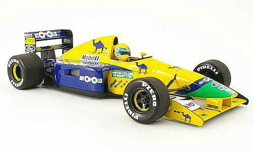 Benetton B191 course 1/18 Minichamps 1991 benetton b 191 r.moreno diecast model cars