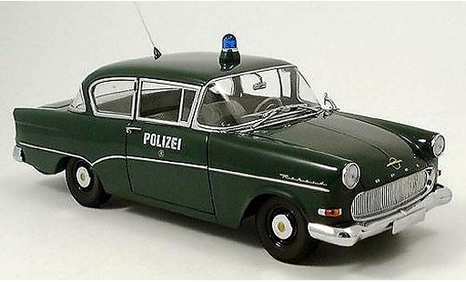 Opel Rekord P1 1/18 Minichamps police 1958 diecast model cars
