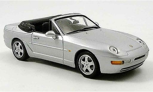 Porsche 968 Cabriolet 1/43 Minichamps Convertible grey metallisee 1994 diecast model cars