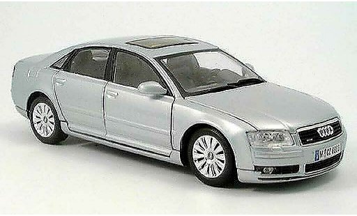 Audi A8 berline 1/18 Motormax grey diecast model cars