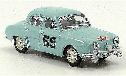 Renault Dauphine Base 1/43 Norev Rally Monte Carlo No. 65 diecast model cars