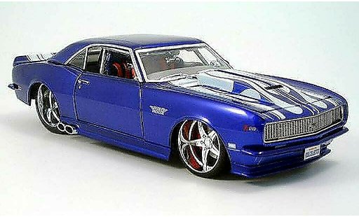 Chevrolet Camaro Z28 1/18 Maisto blue/white tuning 1968 diecast model cars