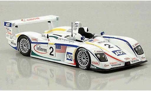 Audi R8 LMP course 1/43 Minichamps 2004 LeMans Letho Werner Pirro diecast model cars