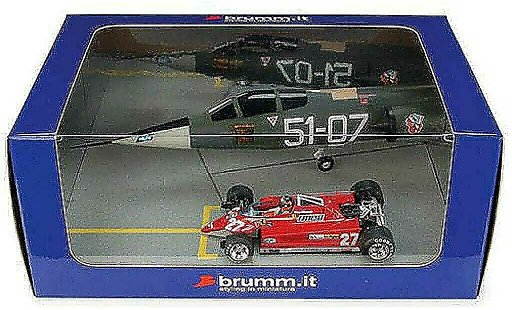 Ferrari 126 CK 1/43 Brumm Turbo Starfighter Duel Villeneuve diecast model cars