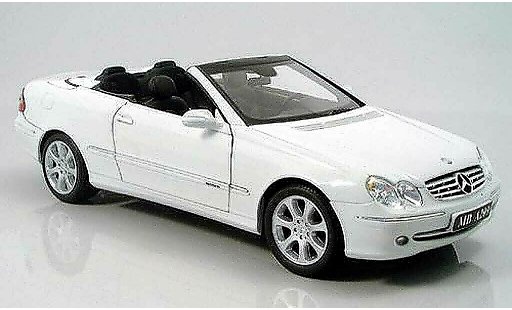 Mercedes Classe CL cabriolet 1/18 Kyosho K white 2003 diecast model cars