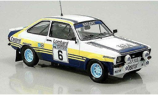 Ford Escort Rally 1/43 Trofeu RAC Vatanen Richards No. 6 1979 diecast model cars