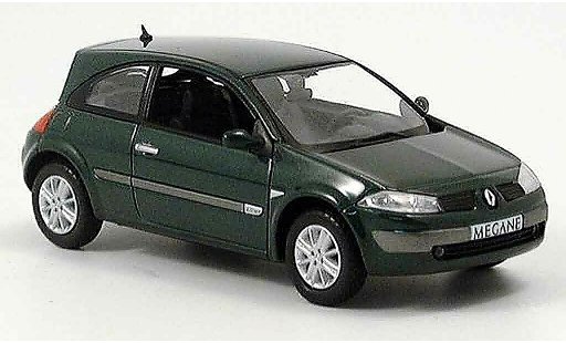 Renault Megane Base 1/43 Norev green diecast model cars
