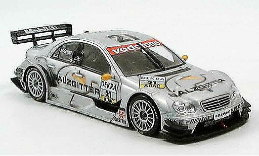 Mercedes Classe C DTM 1/43 Minichamps Salzgitter Green 2005 diecast model cars