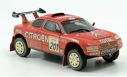 Citroen ZX rallye raid 1/43 Norev dakar avec schmutzeffekt 1996 diecast model cars
