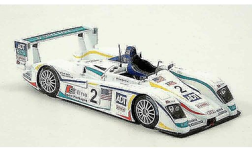 Audi R8 LMP course 1/43 Spark 2005 Team No. 2 LeMans diecast model cars