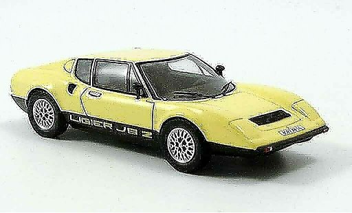 Ligier JS2 Base 1/43 Spark yellow 1972 diecast model cars